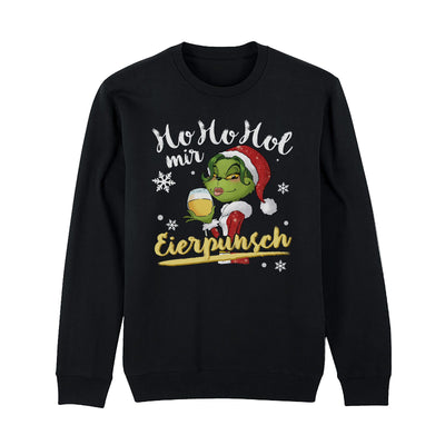 Weihnachtspullover - Miss Grinch - Ho Ho Hol mir Eierpunsch