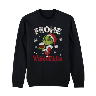 Weihnachtspullover - Miss Grinch - Frohe Weihnachten