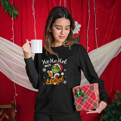 Weihnachtspullover - Miss Grinch - Ho Ho Hol mir Aperol