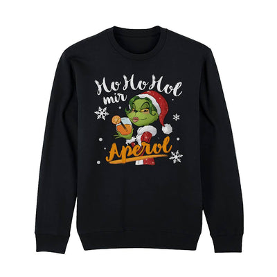 Weihnachtspullover - Miss Grinch - Ho Ho Hol mir Aperol