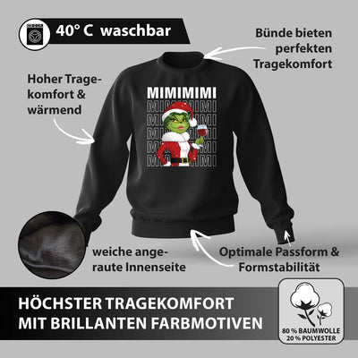 Weihnachtspullover - Miss Grinch - Mimimimi