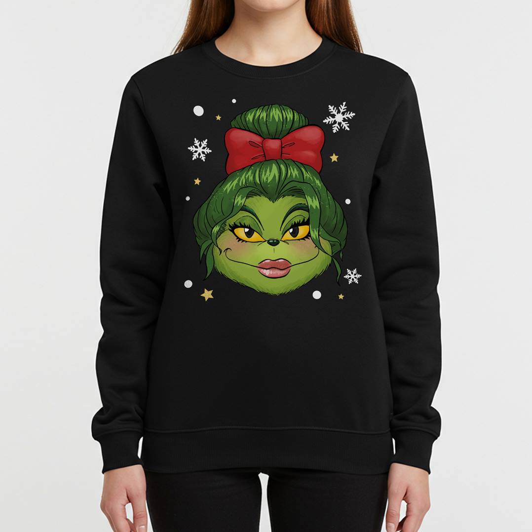 Weihnachtspullover - Miss Grinch