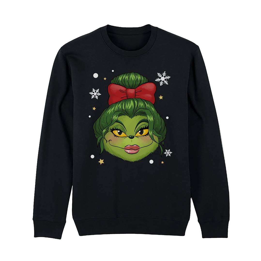 Weihnachtspullover - Miss Grinch