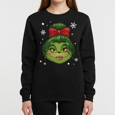 Weihnachtspullover - Miss Grinch