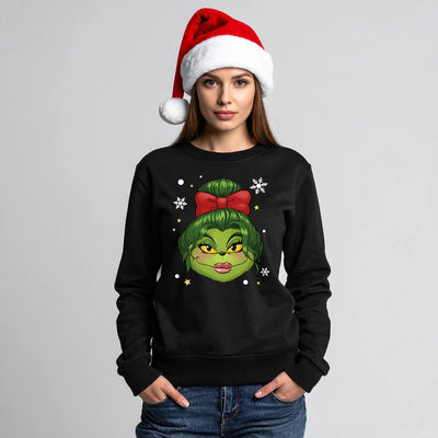 Weihnachtspullover - Miss Grinch