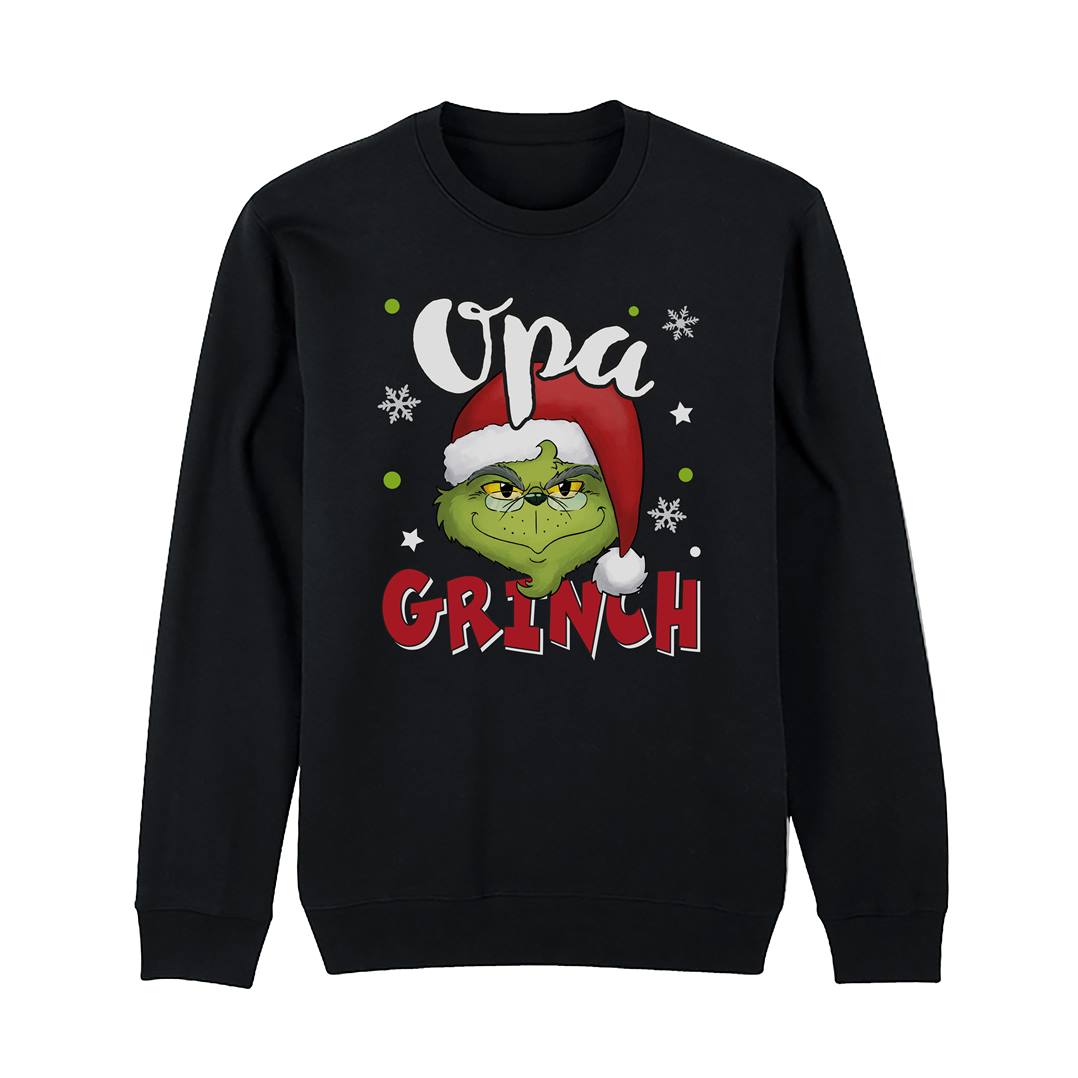 Weihnachtspullover - Opa Grinch