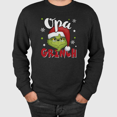 Weihnachtspullover - Opa Grinch