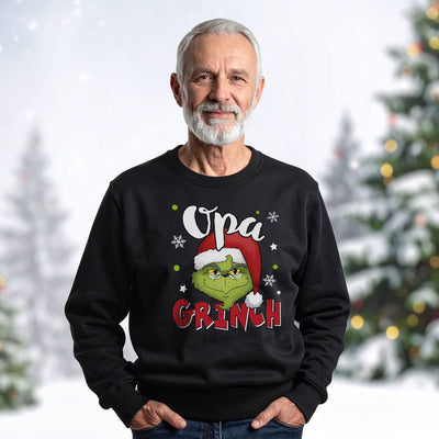 Weihnachtspullover - Opa Grinch