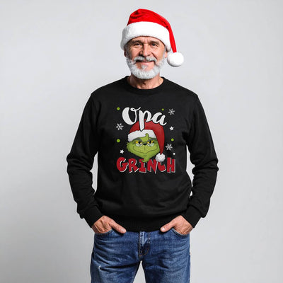 Weihnachtspullover - Opa Grinch