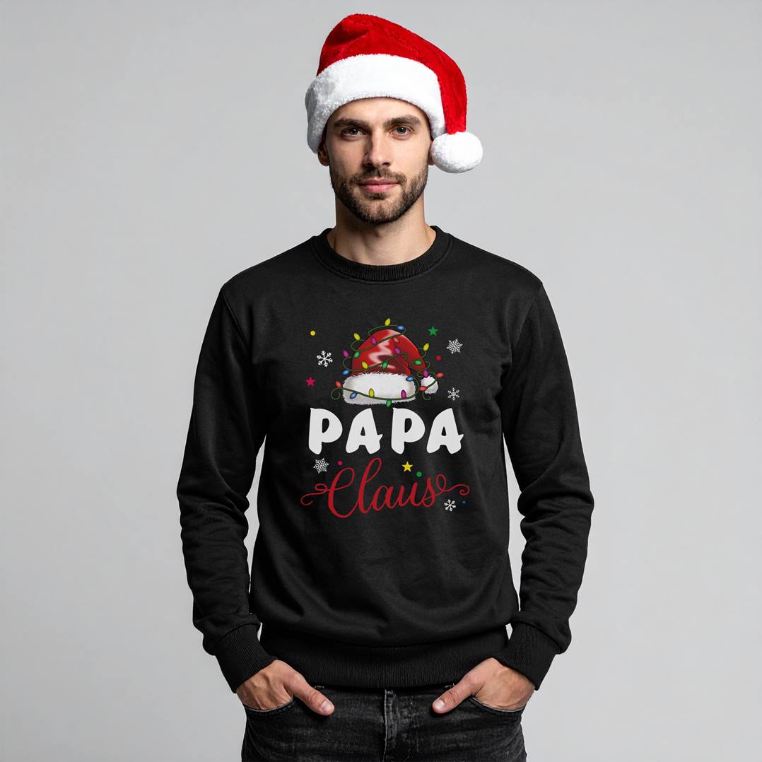 Weihnachtspullover - Papa Claus