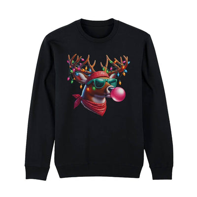 Weihnachtspullover - Party Elch Bubble