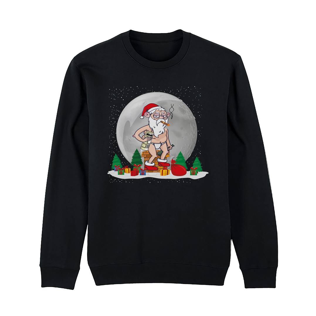 Weihnachtspullover - Ugly Weihnachtsmann