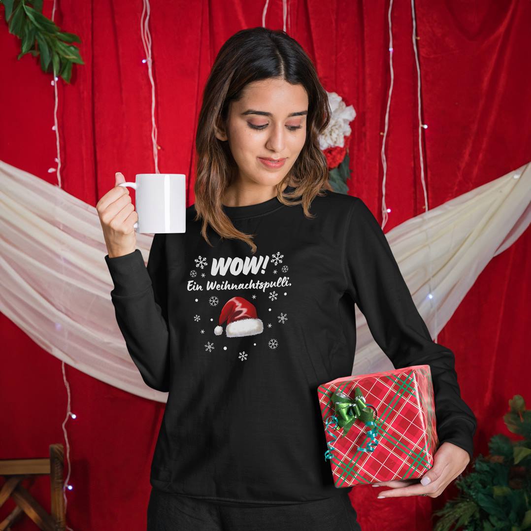 Weihnachtspullover - Wow! Ein Weihnachtspulli.
