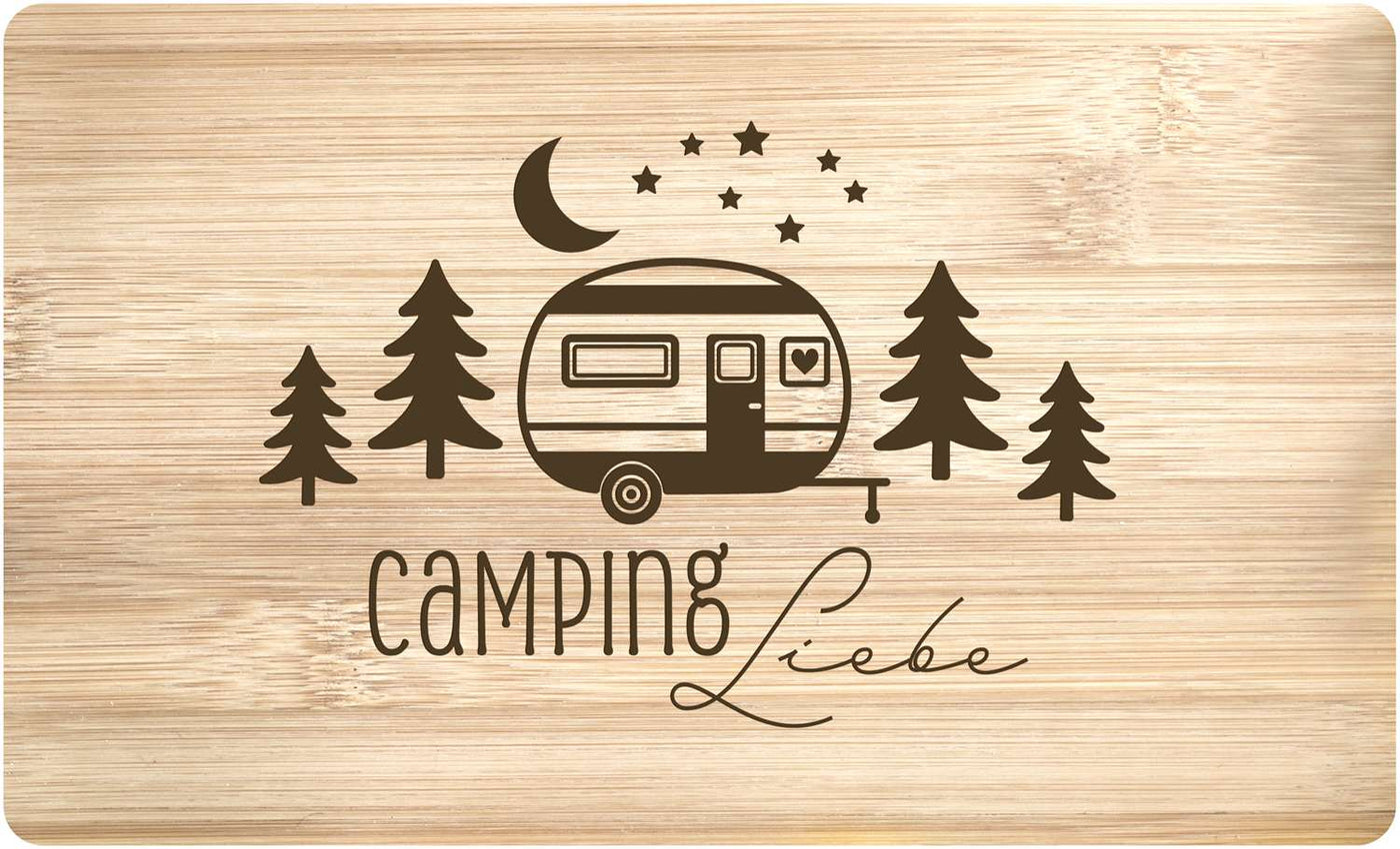 Frühstücksbrettchen - Camping-Liebe