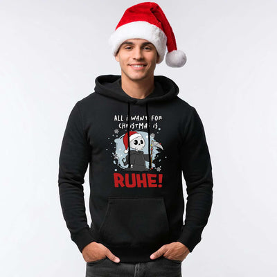 Sensebald Hoodie - All I want for Christmas is Ruhe! (Weihnachten)