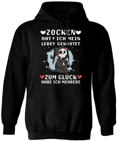 Sensebald Hoodie - Zocken hat mich mein Leben gekostet. Zum Glück habe ich mehrere.