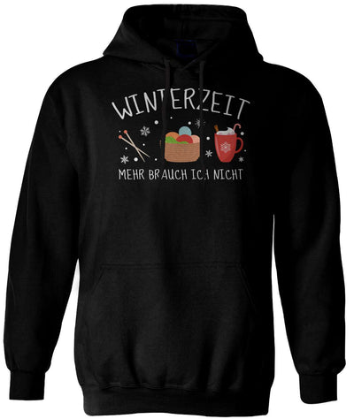 Hoodie - Winterzeit! Mehr brauch ich nicht (stricken)