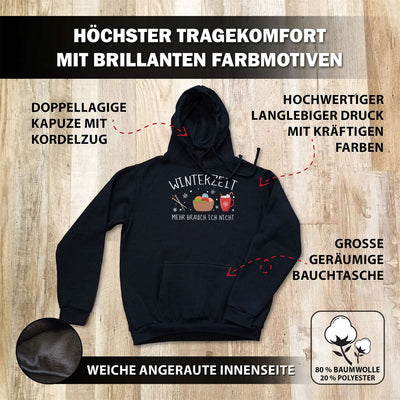 Hoodie - Winterzeit! Mehr brauch ich nicht (stricken)
