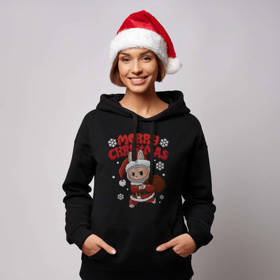 Hoodie - Grinsemonster - Merry Christmas