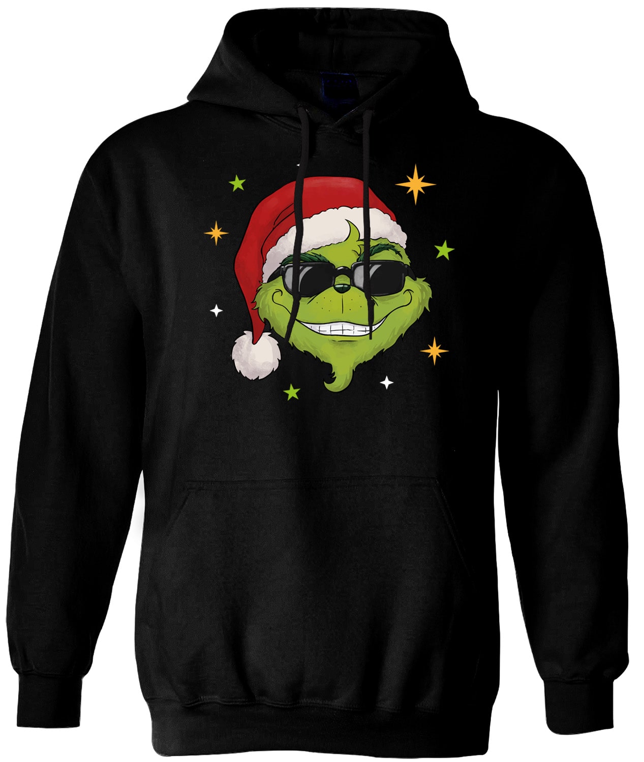 Hoodie - Cooler Grinch (Gesicht-Herren)