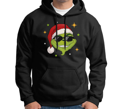 Hoodie - Cooler Grinch (Gesicht-Herren)