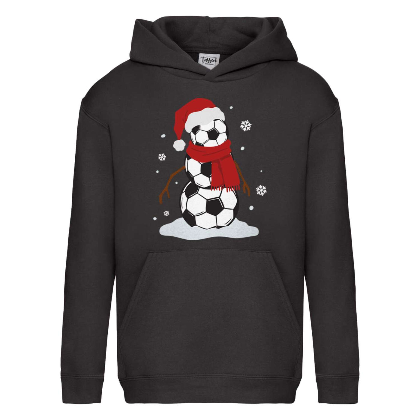 Hoodie Kinder - Fußball-Schneemann