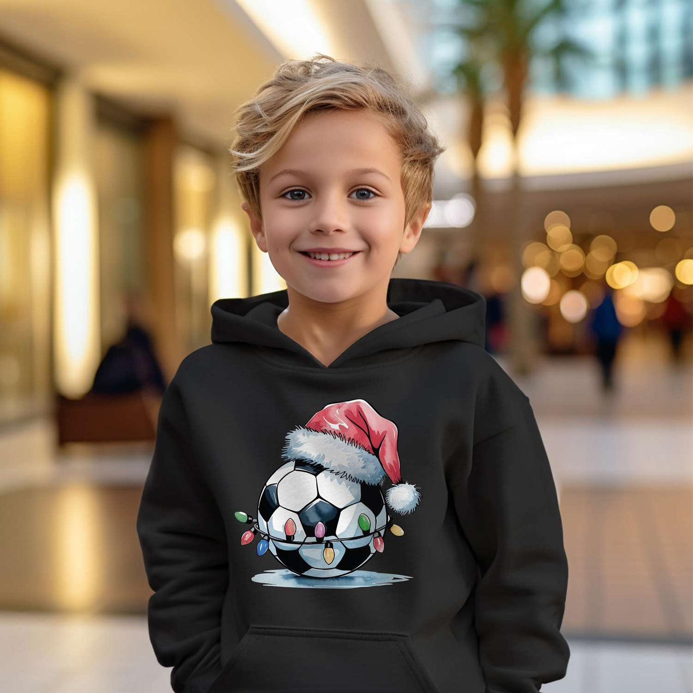 Hoodie Kinder - Fußball (Weihnachtsedition)