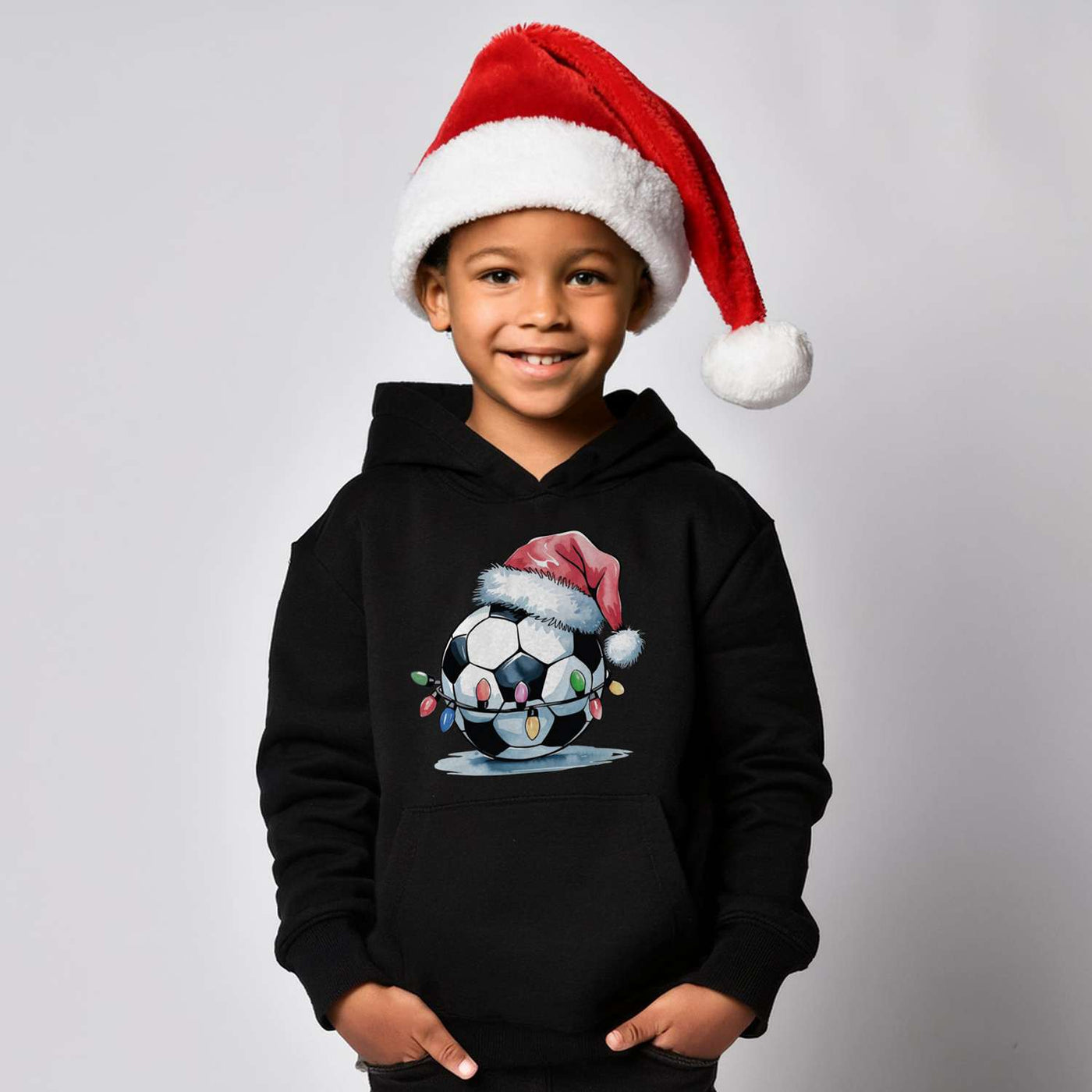 Hoodie Kinder - Fußball (Weihnachtsedition)