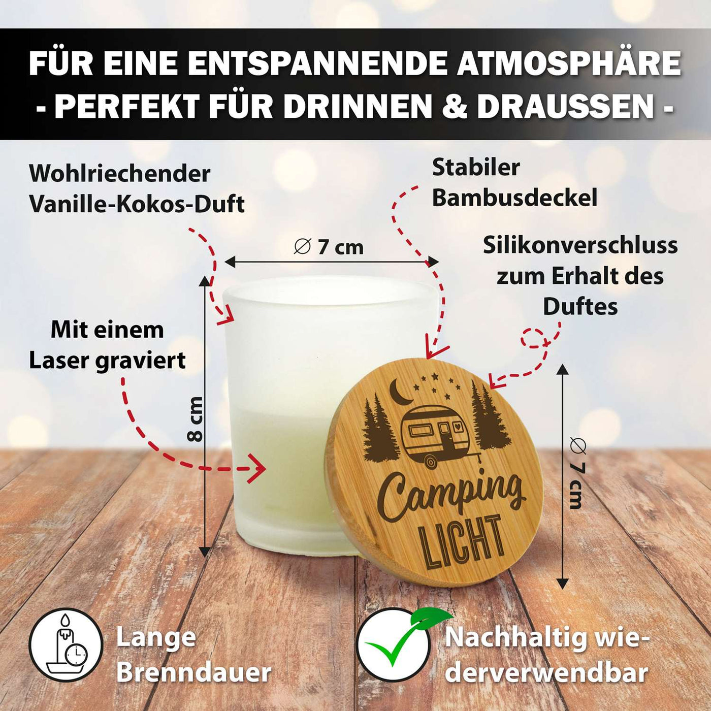 Duftkerze - Camping Licht