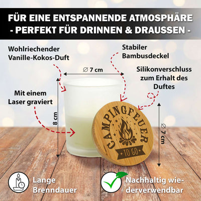 Duftkerze - Campingfeuer to go