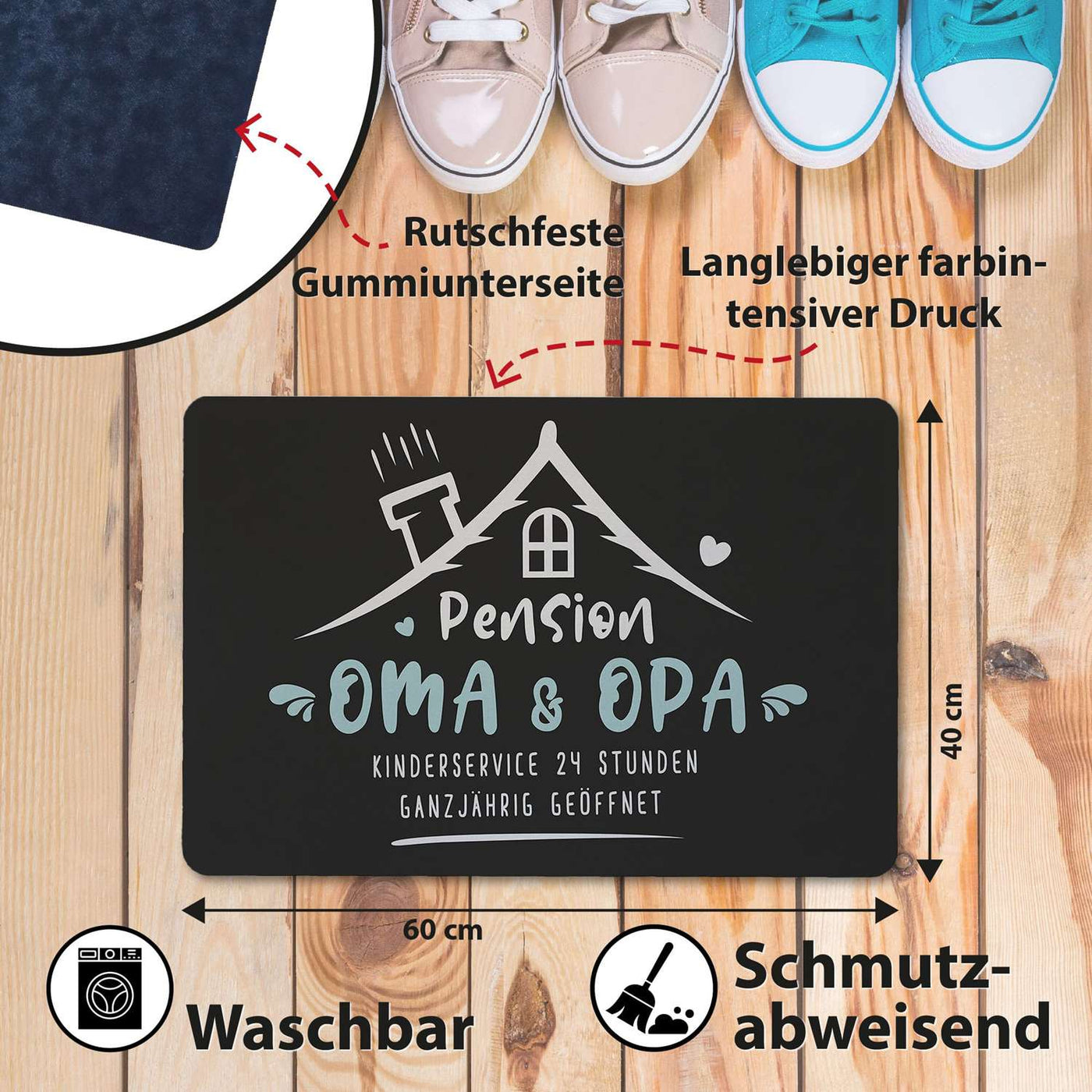 Fußmatte - Pension Oma & Opa