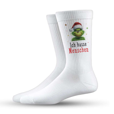 Socken - Grinch - Ich hasse Menschen (CS)