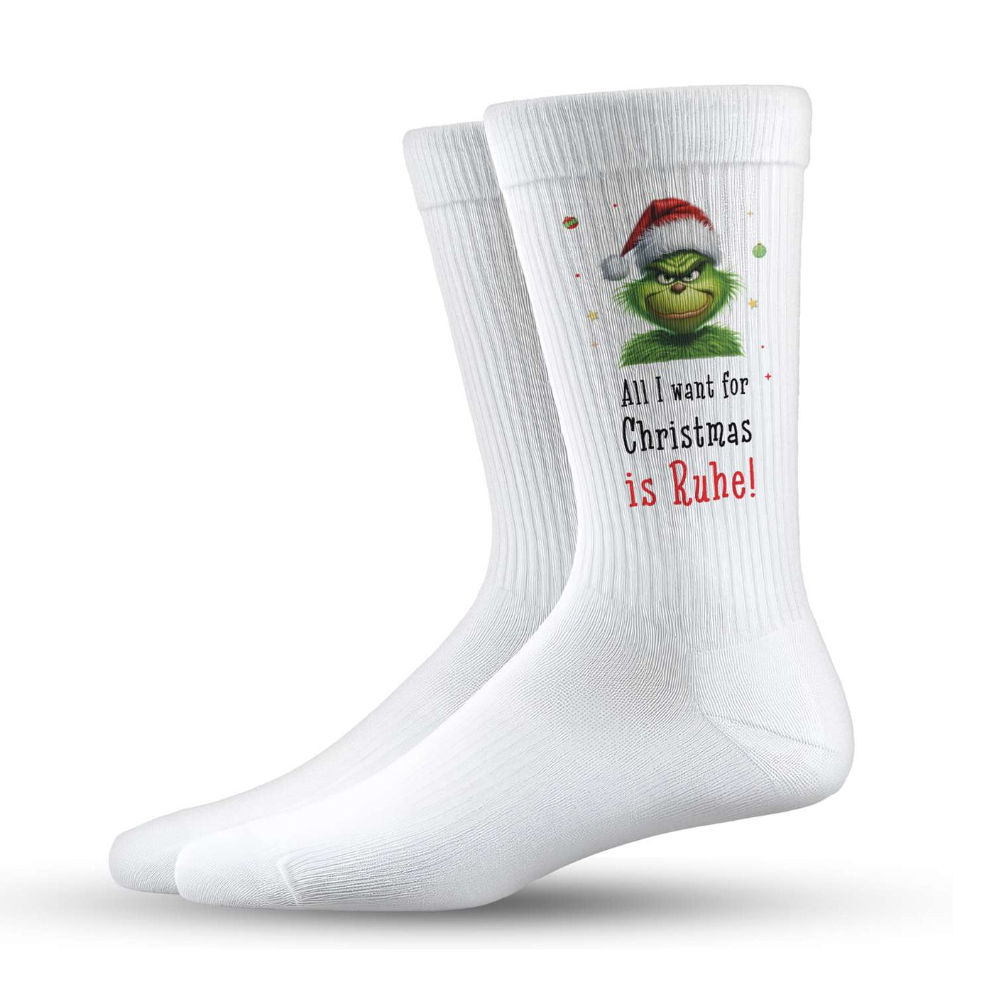 Socken - Grinch - All I want for Christmas is Ruhe! (CS)