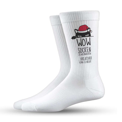 Socken - WOW Socken zu Weihnachten. Kreativer ging es nicht