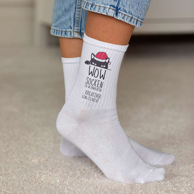 Socken - WOW Socken zu Weihnachten. Kreativer ging es nicht