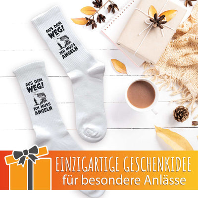 Socken - Aus dem Weg! Ich muss angeln