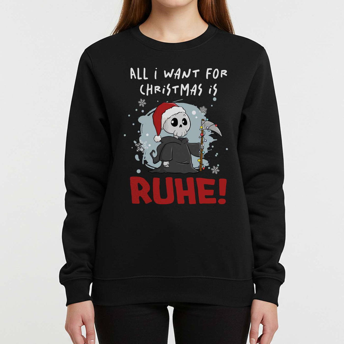 Weihnachtspullover - Sensebald - All I want for Christmas is Ruhe!