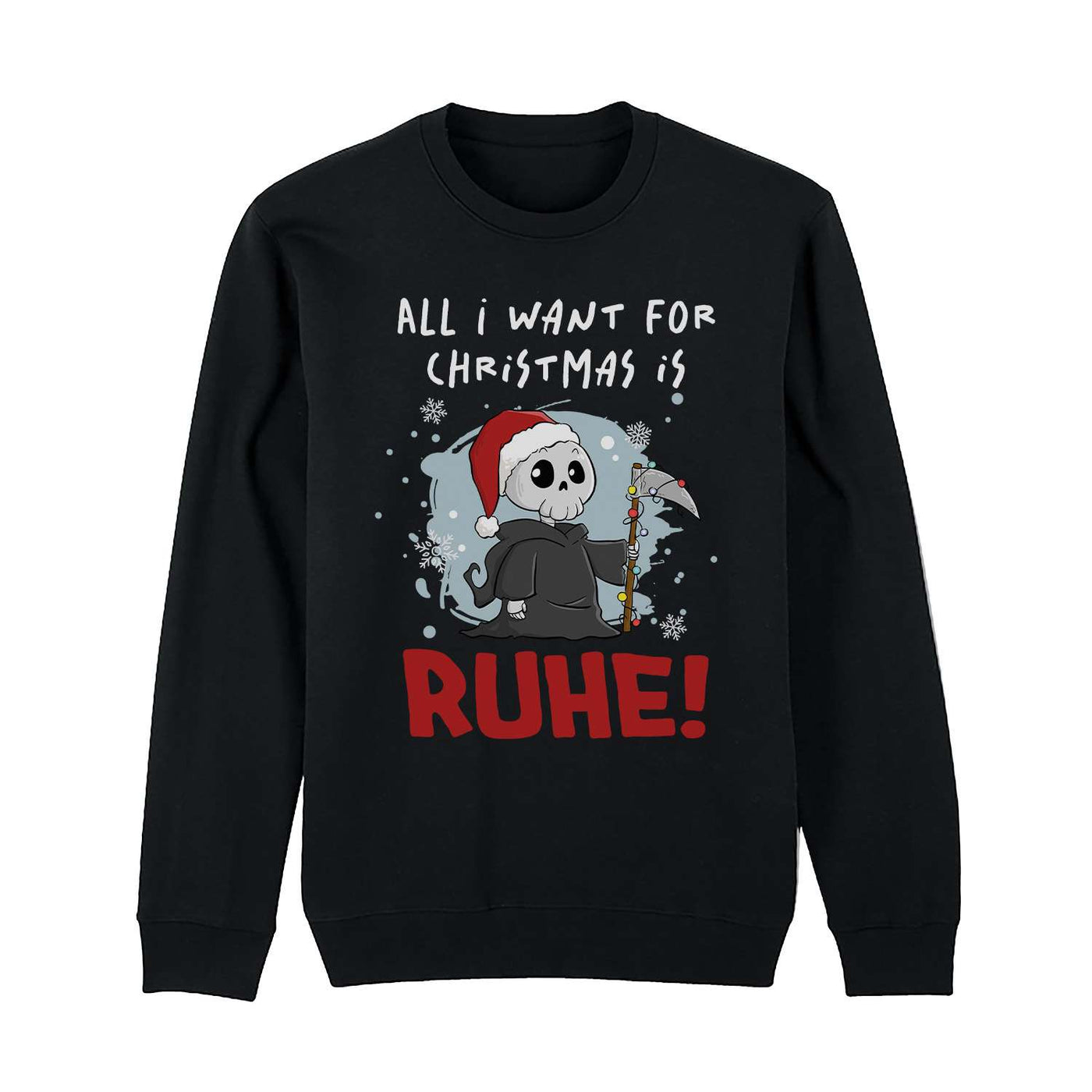 Weihnachtspullover - Sensebald - All I want for Christmas is Ruhe!