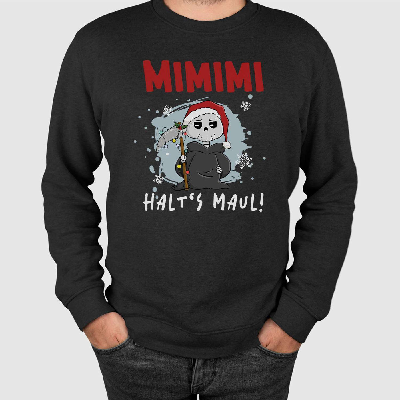 Weihnachtspullover - Sensebald - Mimimi Halts Maul!