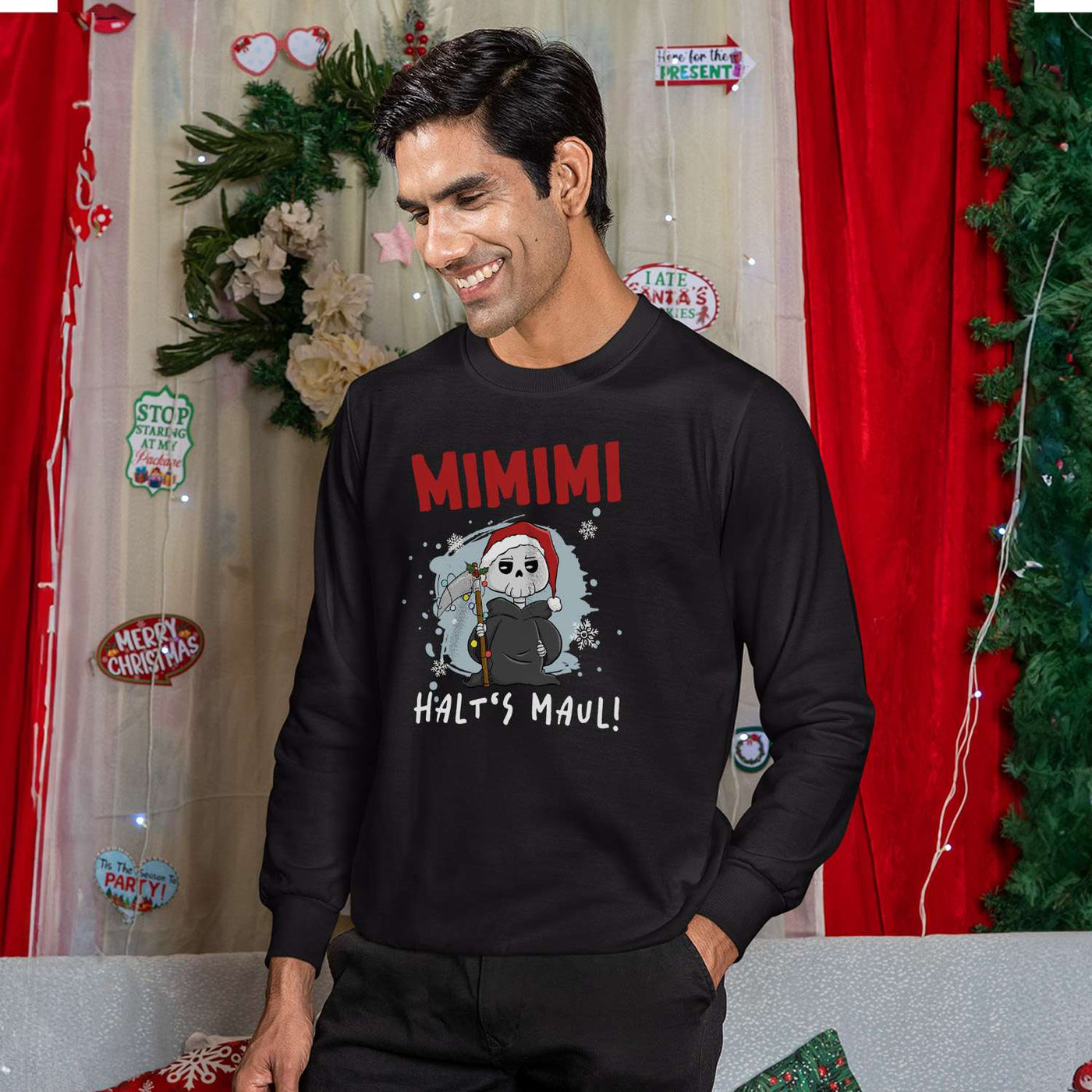 Weihnachtspullover - Sensebald - Mimimi Halts Maul!