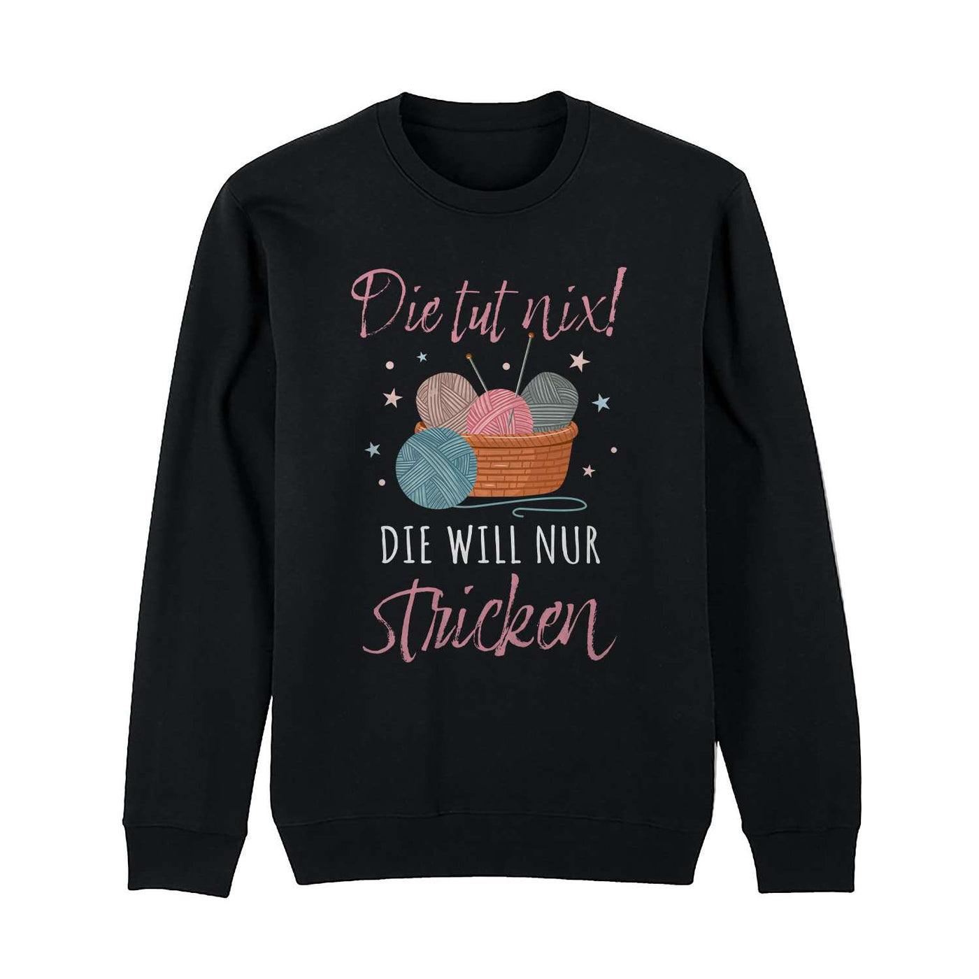 Pullover - Die tut nix! Die will nur stricken.