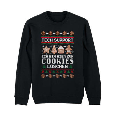 Weihnachtspullover - Tech Support - Ich bin hier zum Cookies löschen