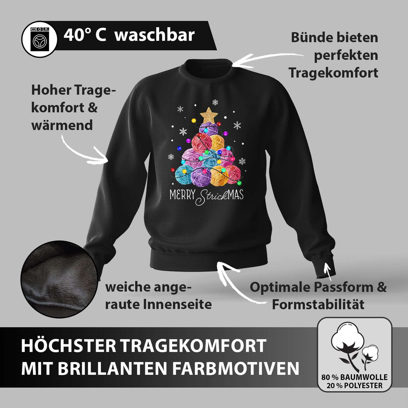 Weihnachtspullover - Merry StrickMas