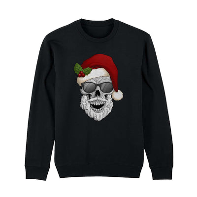Weihnachtspullover - Totenkopf mit Sonnenbrille