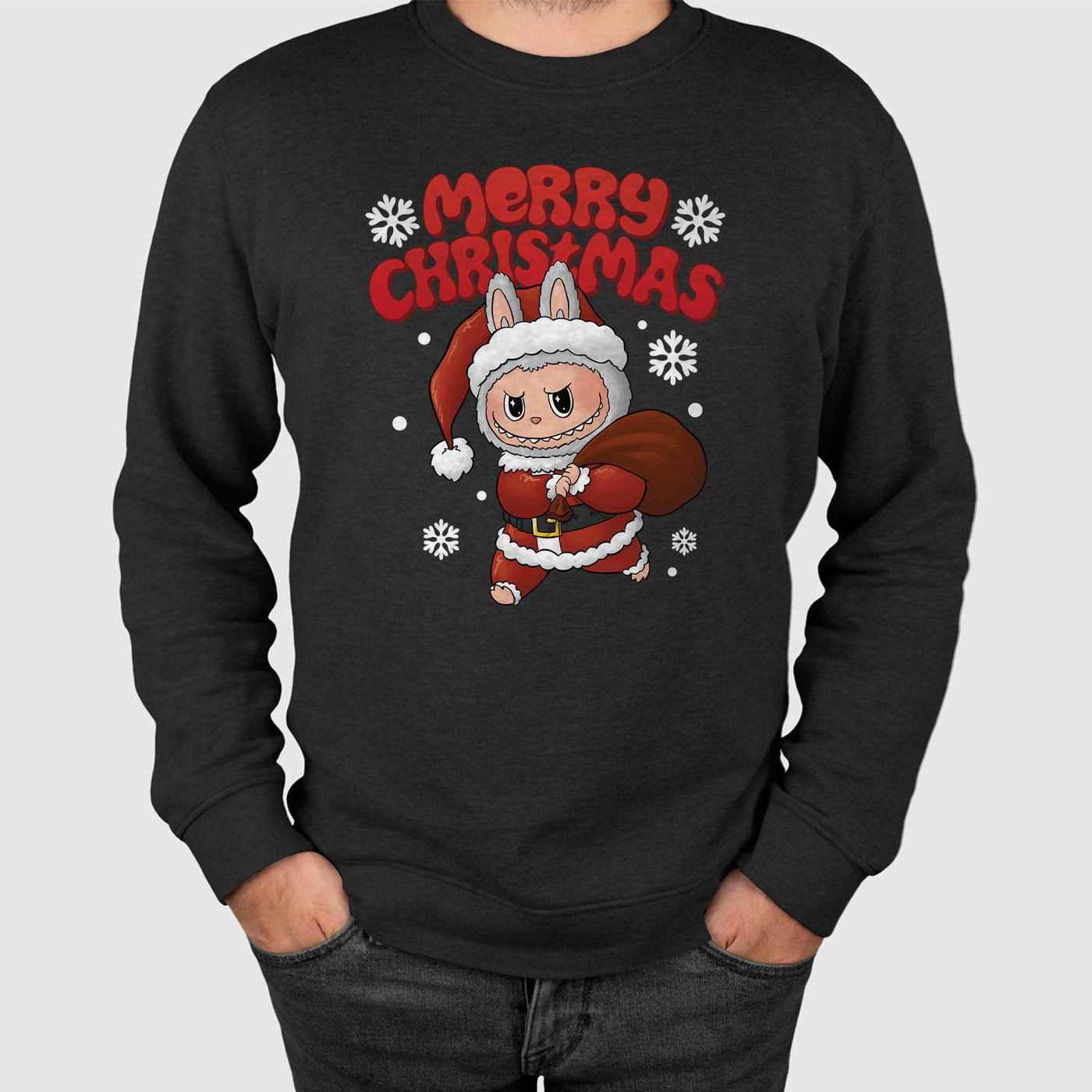 Weihnachtspullover - Grinsemonster - Merry Christmas