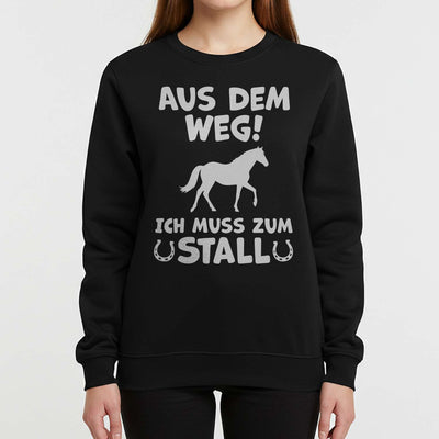 Pullover - Aus dem Weg! Ich muss zum Stall