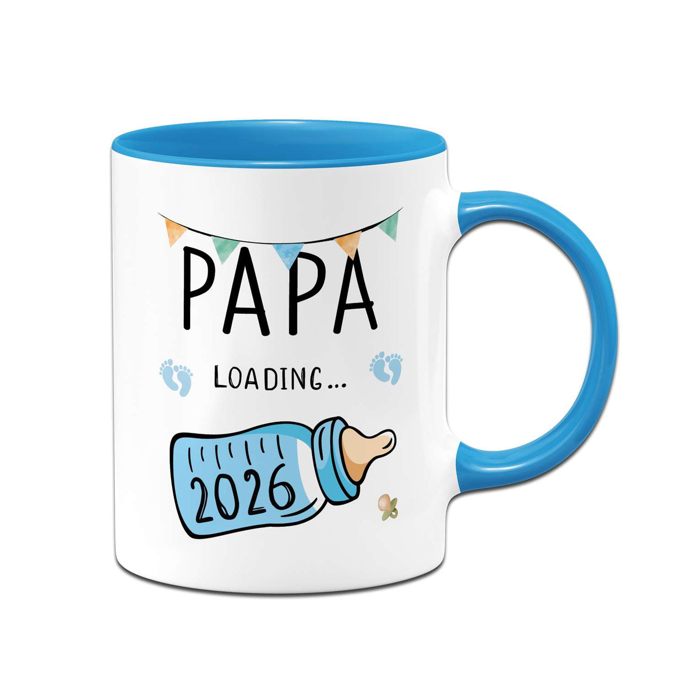 Tasse - Papa loading mit Babyflasche (2026)