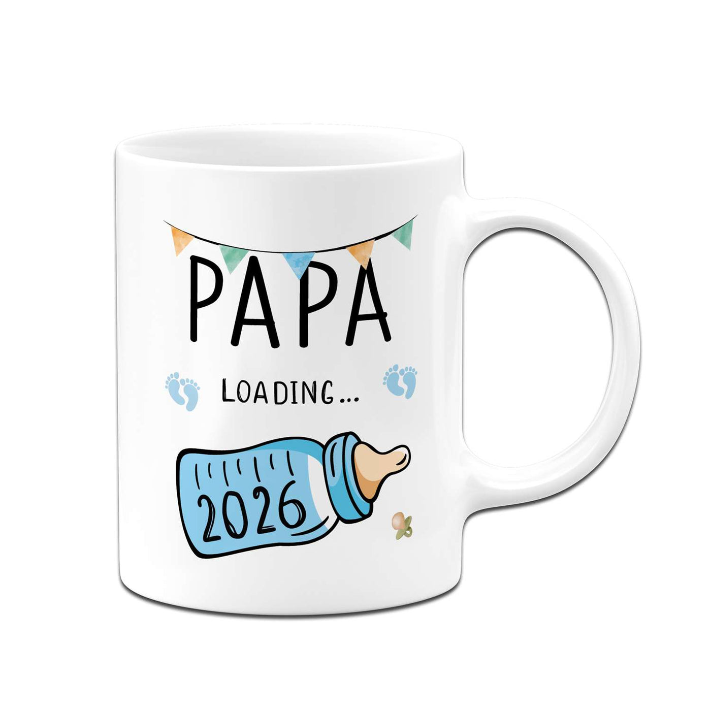 Tasse - Papa loading mit Babyflasche (2026)