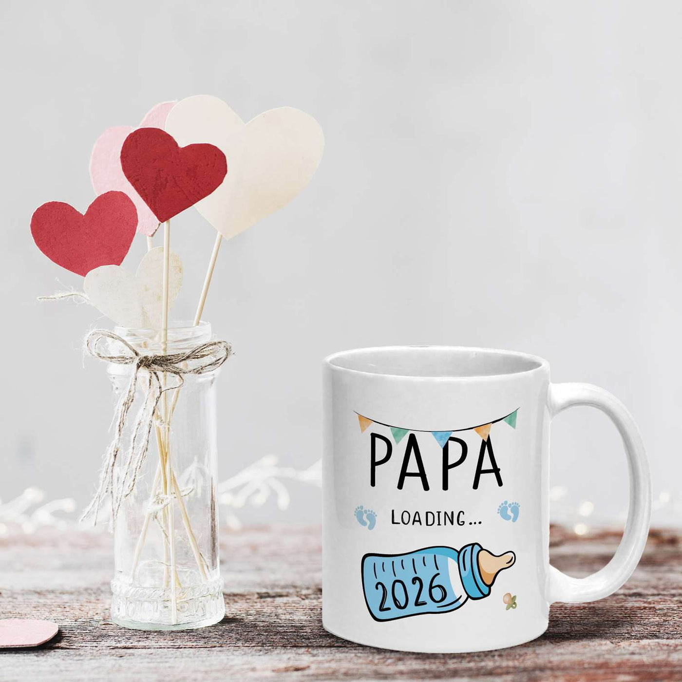 Tasse - Papa loading mit Babyflasche (2026)