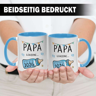 Tasse - Papa loading mit Babyflasche (2026)